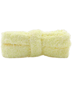 SUNNY FLUFFY® - Gros lacet peluche en moumoute Jaune