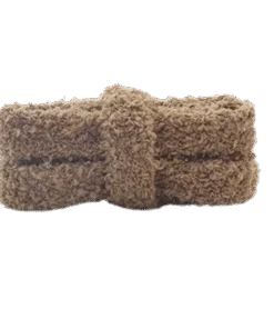 lacet fluffy marron