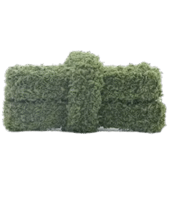 lacet fluffy vert kaki